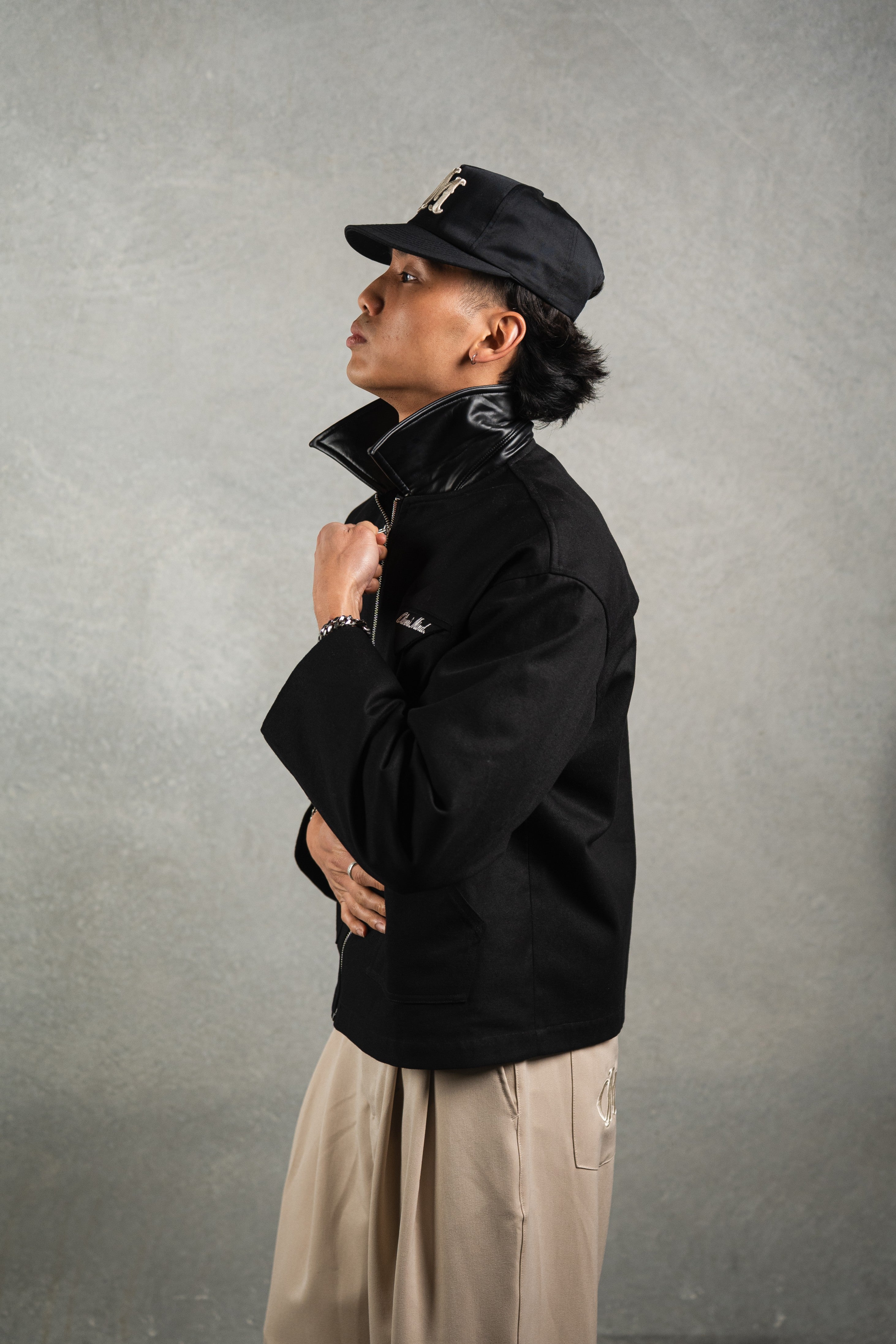 Nero Wide Brimmed Cap