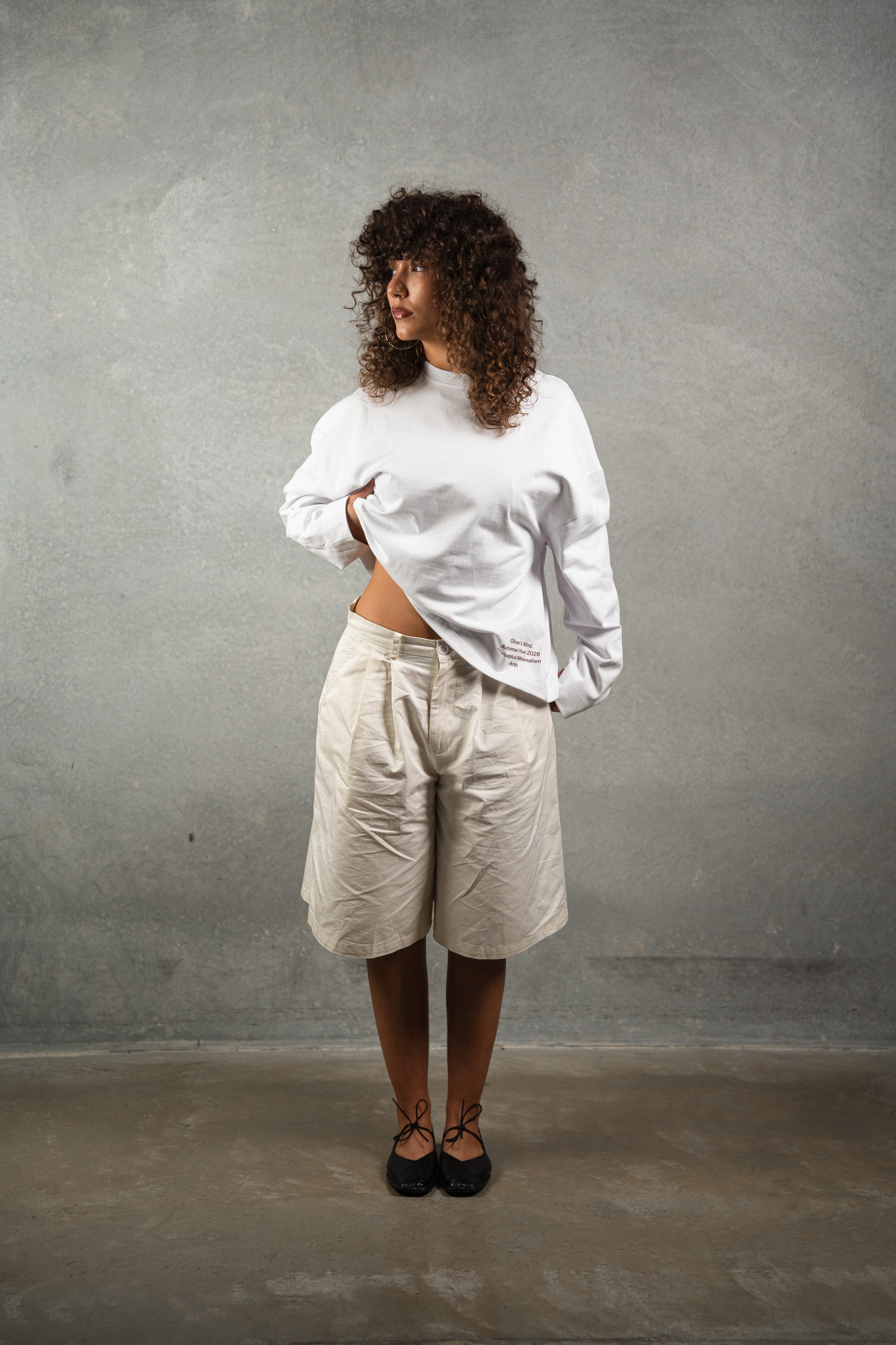 White Uniform Longsleeve